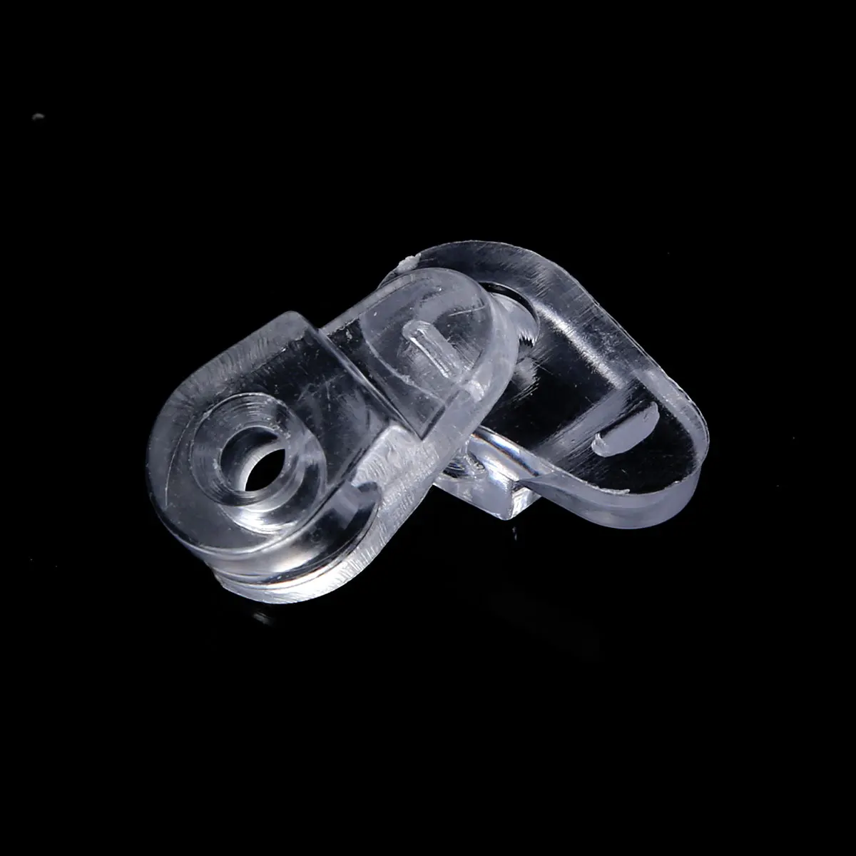 espelho Fix Clips para gabinete, porta, janela, vestir Hardware, 100pcs