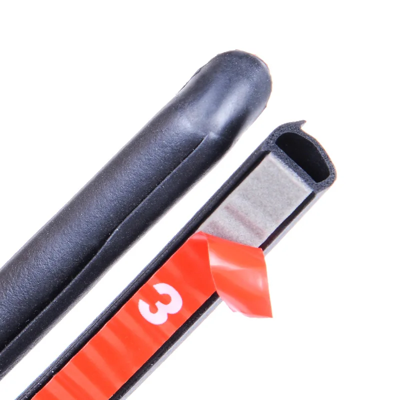 car door seal Уплотнитель дверей автомобиля звукоизоляция резиновые уплотнительные прокладки для B столб Шум ветрозащитный двери уплотнитель уплотнитель для авто - Цвет: car door seal