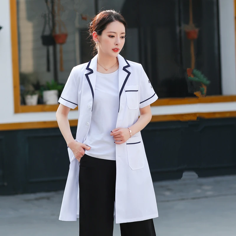 Style7 Скрабы медицинская Униформа Женская спецодежда медицинская белая куртка одежда медсестры хирургическая уход домашняя одежда для взрослых Рабочая одежда - Цвет: Style7