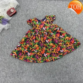 

baby girls summer dress girl back to school dress with crayon print childrens boutique dress