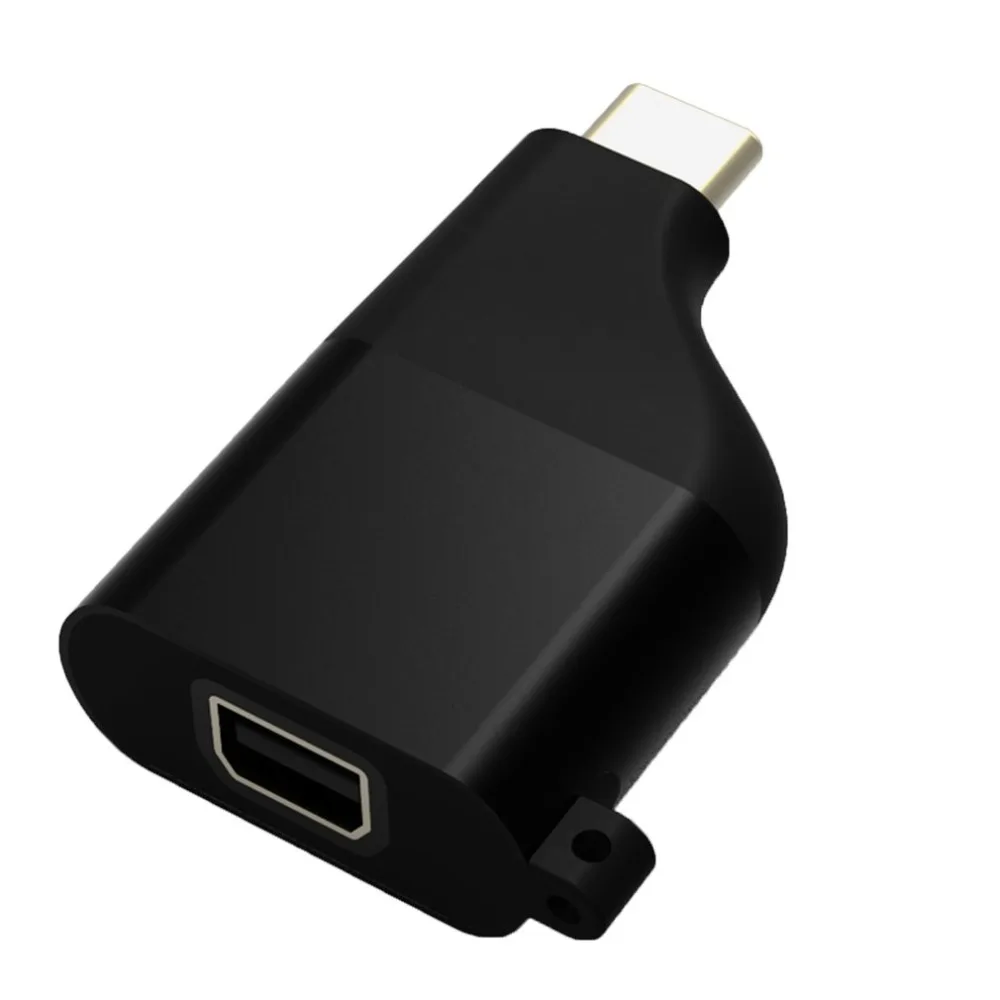 1 шт. Тип C к Hdmi 4 к 60 Гц адаптер Usb C к Dp конвертер мужчин и женщин с брелок стиль черный