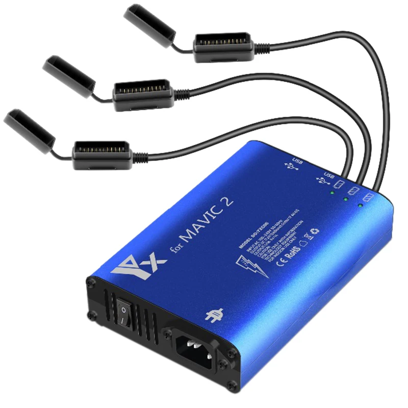 RISE 5 в 1 Mavic 2 зарядное устройство 3 способ зарядки аккумулятора Usb порта