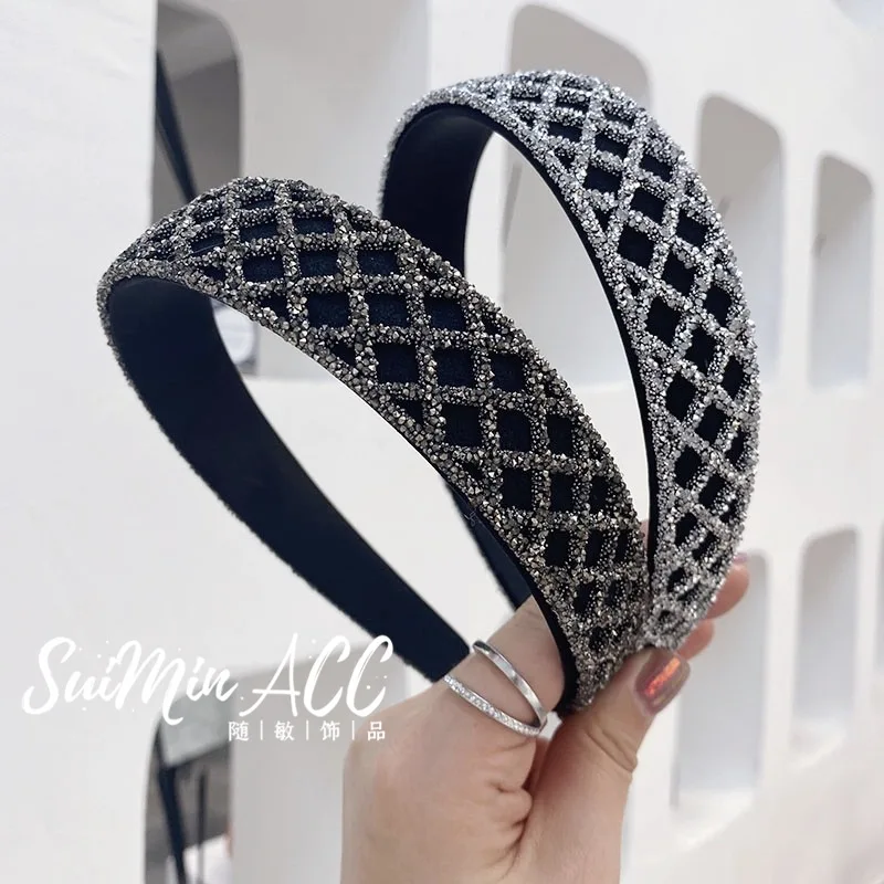 Tocado Joyería Mujer Diadema De Diamantes Doble Capa - Ajustable Para Bodas Y Fiestas Diadema Boda Novia