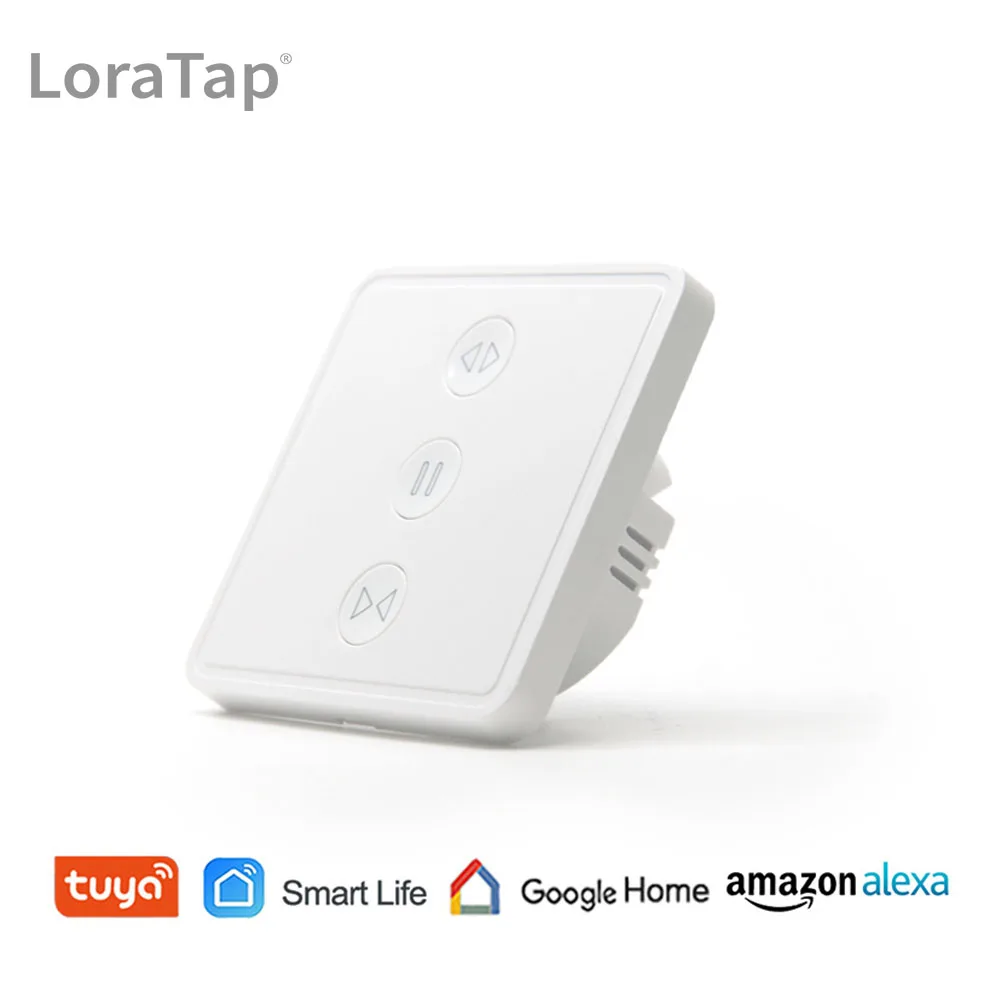 EU WiFi Curtain Switch for Blinds Roller Shutter Motorized Tuya App Timer Google Home Alexa Echo Voice Control Home automation afbeelding