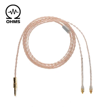 

ALO Reference 8 IEM audio Cable 8 Core HIFI Earphone Cable 4.4 mm Plug MMCX Connector For Andromeda Orion Atlas w60 SE535