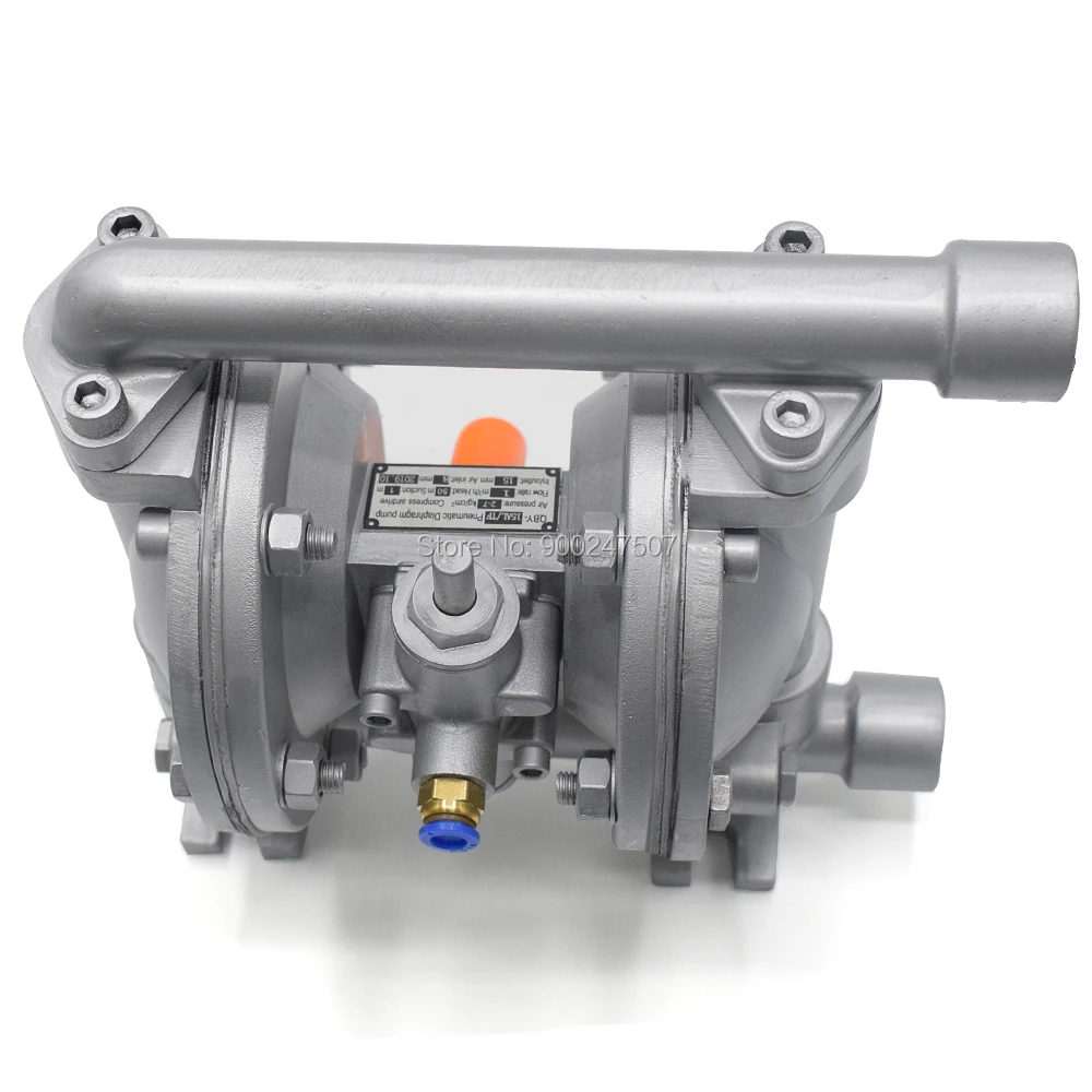 Chemical Pump Air Operated Double Diaphragm Pumps 1/2&lsquo;&rsquo; 19L/min Pneumatic Aluminum Alloy Liquid Fuel Pump Water Treatment