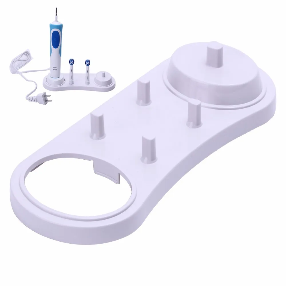 Электрический держатель для зубных щеток подставка поддержка белые насадки зубных щеток база с отверстием для зарядного устройства для полости рта B 3709 3728 D18