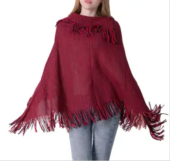 

Top sale Winter Fashion women's solid color hooded knit scarf shawl Soft neck warm and windproof tassel female scarf shawl bib