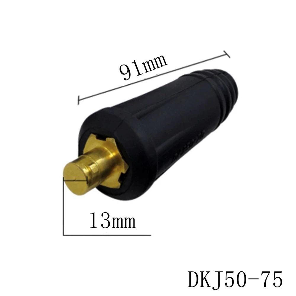 4PCS DKJ10-25/35-50/50-75  & DKZ10-25/35-50/50-75 TIG Welding Cable Panel Euro Connector Plug Socket Welding Machine Quick