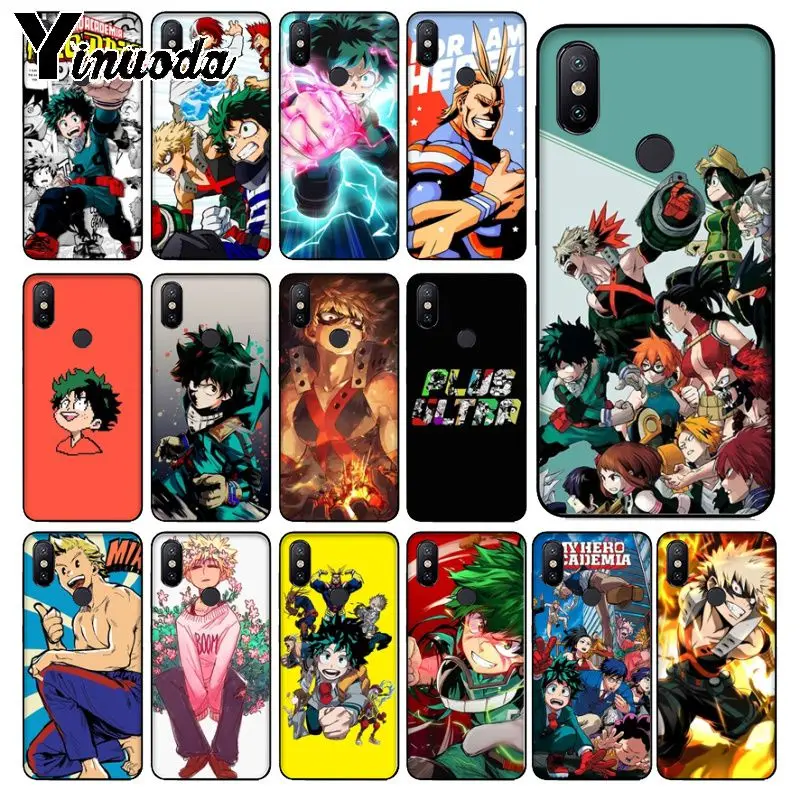 Чехол для телефона Yinuoda с аниме Мой герой боку нет героев Академии deku bakugou xiaomi mi 6 8