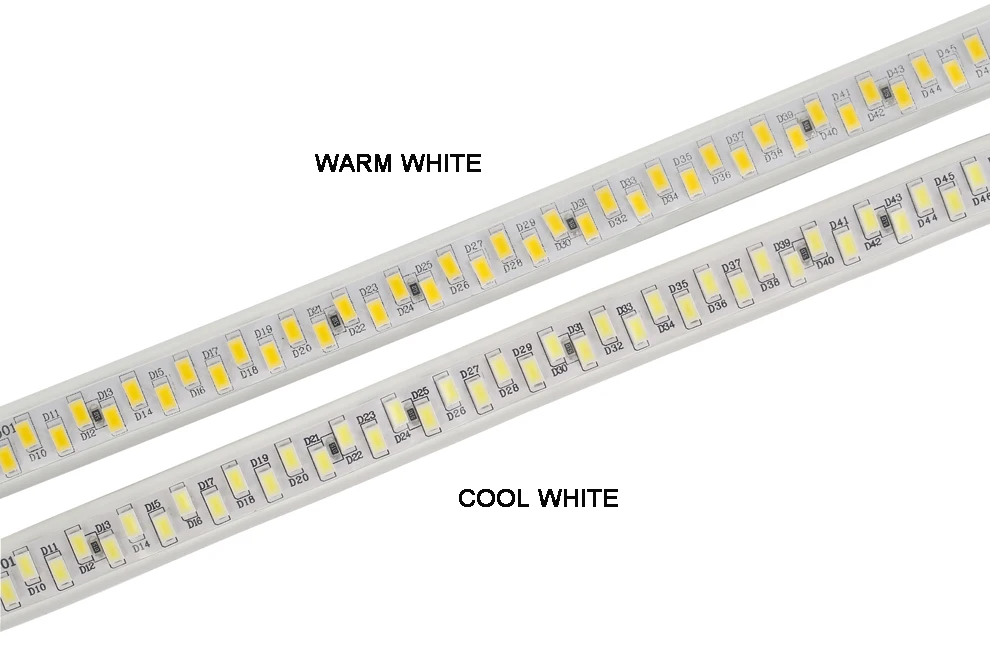 Светодиодные ленты освещение AC 220 V 240 V IP67 Водонепроницаемый 5630 5730 SMD 180 светодиодный s/М ленты дюралайта 1 м 2 м 3 м 5 m 10 м 15 м 20 м 50 м