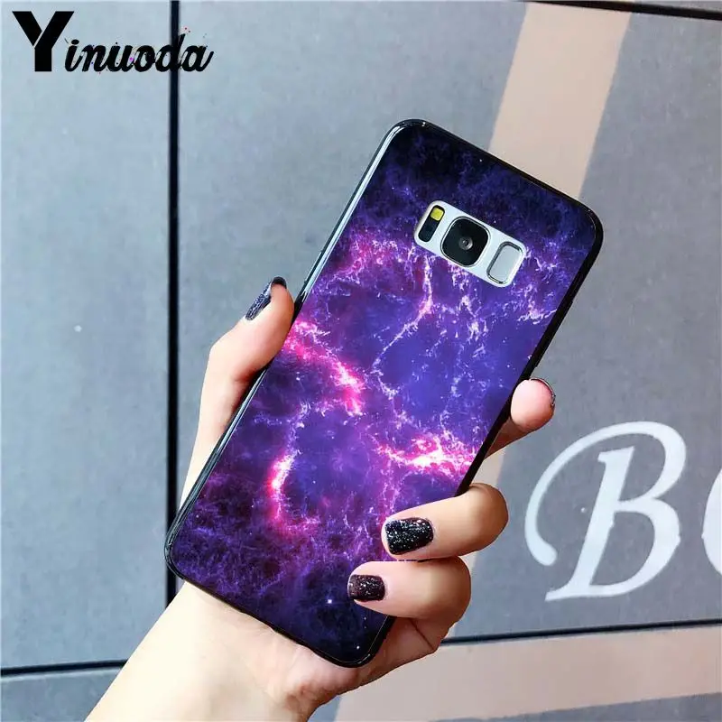 Yinuoda space для galaxy universe Star Dark чехол для телефона чехол для samsung galaxy S9 S10 Plus S10E S6 S7 S8 S9 S9Plus S5 M10