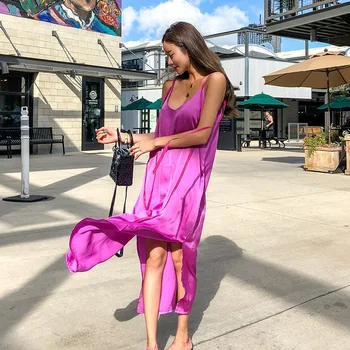 

Swimsuit female conservative cover belly slim thin new bikini bohemian long skirt seaside holiday swimsuit 2020