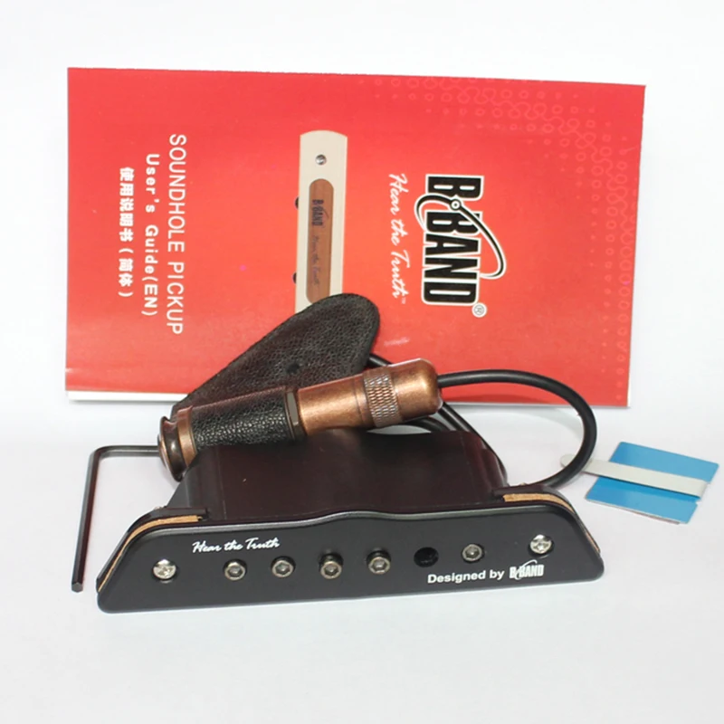 Оригинальный черный B BAND M1 звукосниматель акустической гитары|guitar soundhole pickup|soundhole