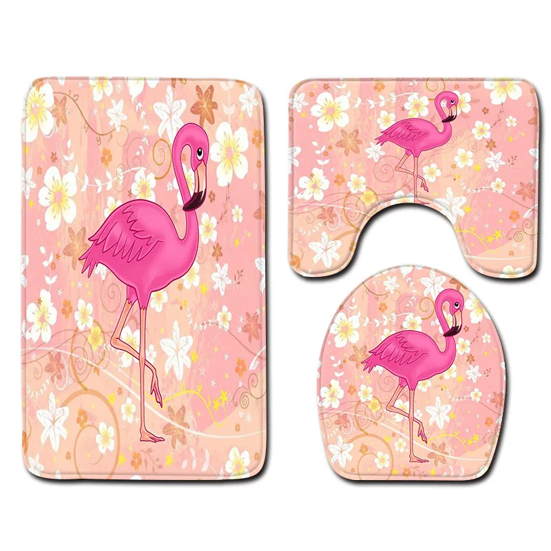 Zeegle Bath Mat Set Anti Slip Bathroom Doormat Absorbent Shower Mat Toilet Pedestal Rug Foot Mat Washable Bath Carpet Toilet Set - Цвет: Y001