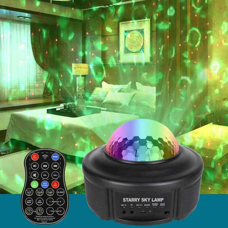 

Usb Party Lights Mini Disco Ball Stage Light Starry Sky Night Light Projector Powerful Bluetooth Speaker Music Stage Effect LED