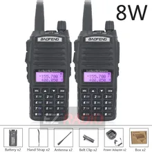 

NEW BaoFeng UV 82 8W 2 pcs 1 pcs Two-way boafeng UV-82 Amateur Radio Receiver 10 KM dmr Ham cb Radio PTT TYT UV 9R Plus UV-5R