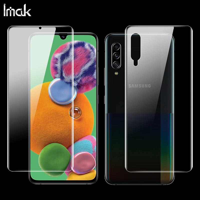 Imak Гидрогелевая пленка для samsung Galaxy A90 5G Задняя Передняя Задняя Защитная Прозрачная Олеофобная пленка