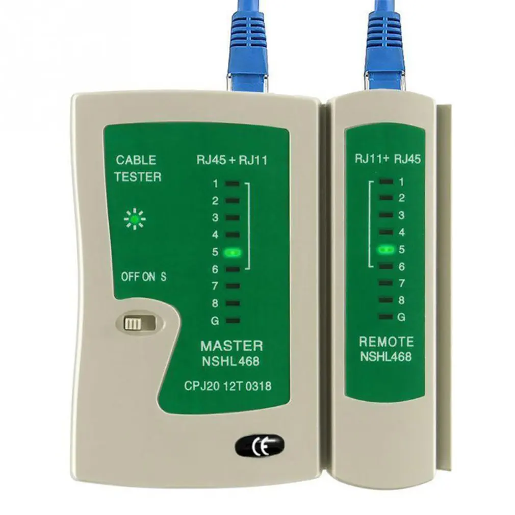 Premium Network Cable Tester RJ45 RJ11 RJ12 CAT5 UTP LAN Cable Tester Detector remote test tools high quality