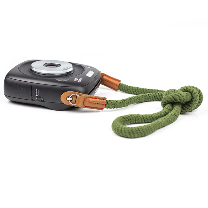100Cm Elegant Cotton Camera Shoulder Neck Strap Belt For Mirrorless Digital Camera For green