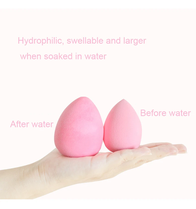 Gourd shape puff beauty egg drop shape puff makeup egg makeup egg cushion sponge egg puff boxed 5