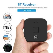 WB11 Bluetooth 5 0 Receiver Wireless o Receiver Adapter APT X NFC CVC6 0 with Microphone AUX Out For Headphones Speaker Car