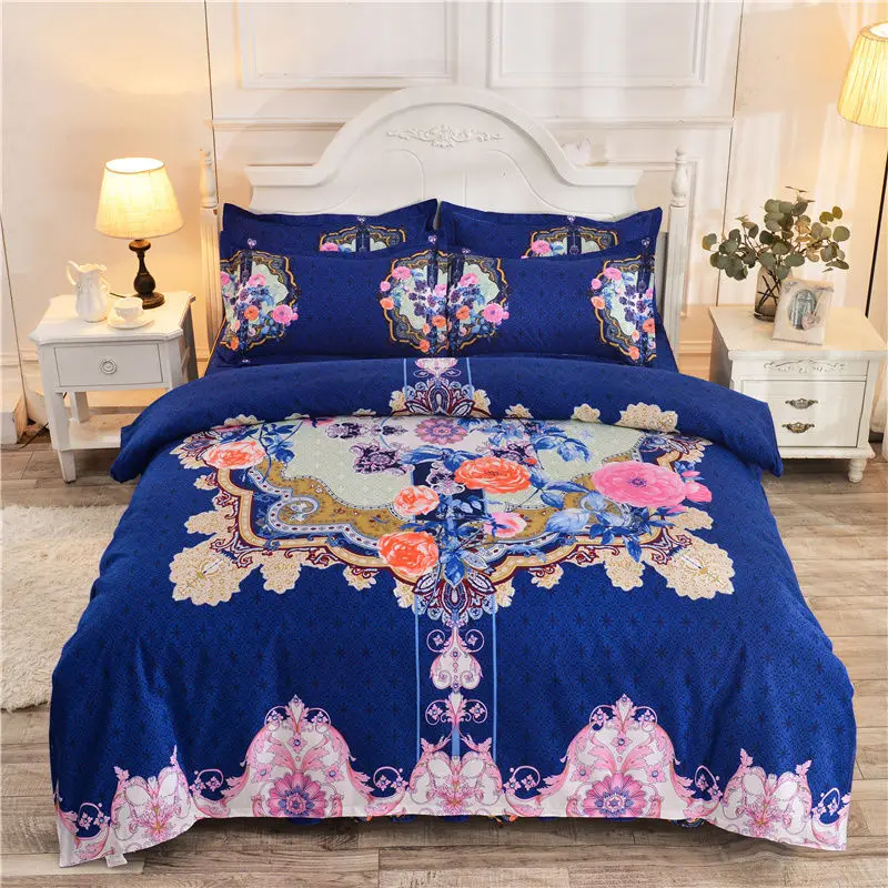 1 Pc Skin Friendly Thickened Quilt Cover Bedding Set Variety of Designs Comfortable Duvet Cover Bed Cover for 1.2m/1.5m/1.8m bed
