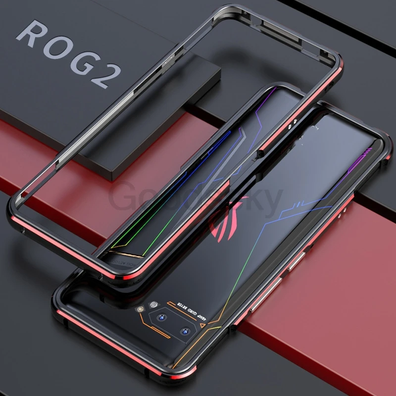 Роскошный Алюминиевый металлический чехол-бампер для Asus Rog Phone 2 ZS660KL, тонкий металлический ударопрочный корпус, чехол для телефона Rog2 с винтовым инструментом