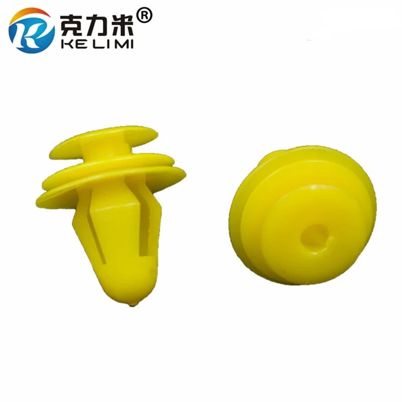 Yellow Door Panel Snap Fastener Clips Buckle Universal Auto Car