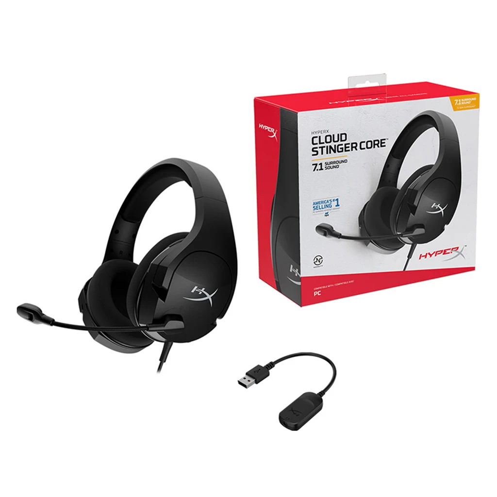 Игровая гарнитура HyperX Cloud Stinger Core 7 1 универсальная игровая стереогарнитура для PS4