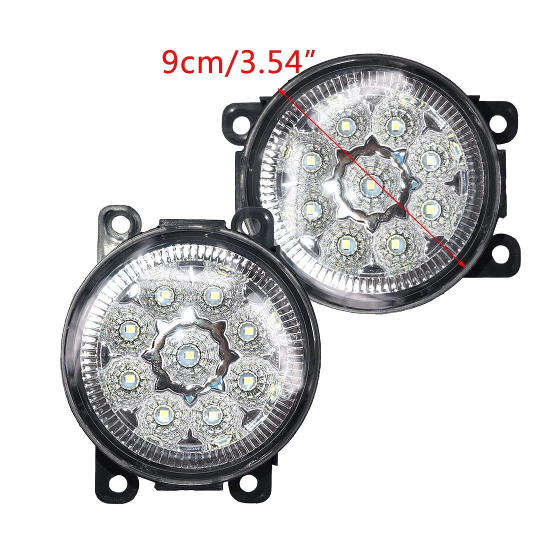 Beler Пара 9LED передние противотуманные фары DRL дневные ходовые огни для Infiniti G37 2010 Nissan Altima Maxima Versa 2012