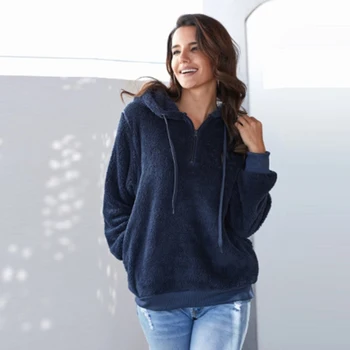 

Plus Size Plush Velvet Sweatshirt Multicolor Women's Fashion Imitation Wool Design Printed Sweatshirt Loose Casual Women's Top