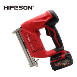 Hifeton – cloueuse électrique sans fil 1022J, 1500/3000MA, outils pour le travail du bois, la menuiserie et le cadre de meubles 