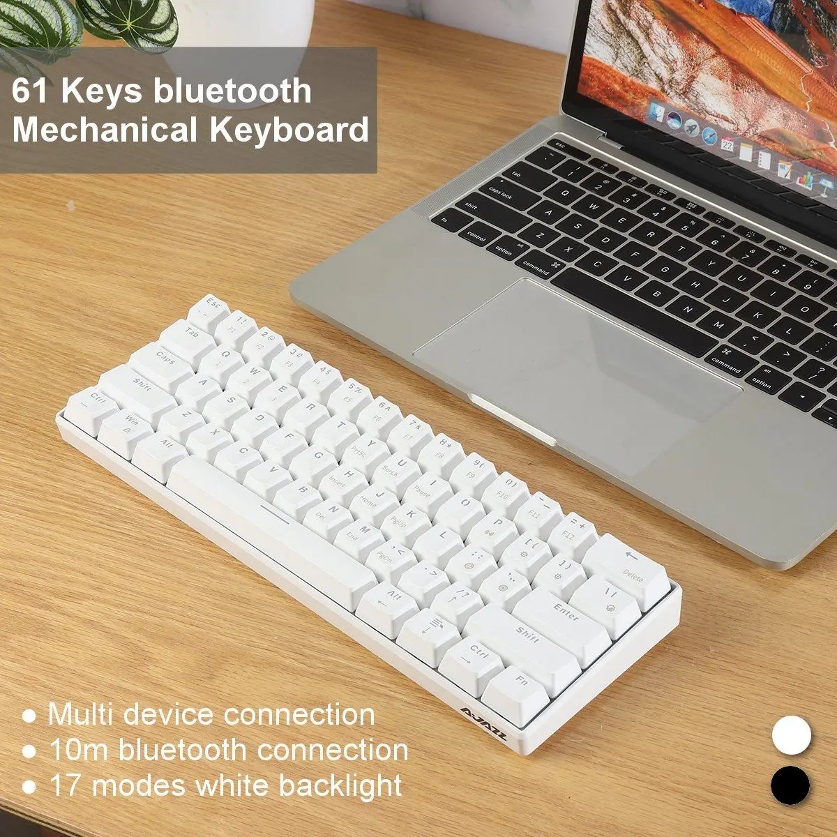 Backlit Keyboard 61 Keys Mechanical bluetooth Gaming Keyboard Multimedia Laptop Computer Clavier Notebook Computer Accessories
