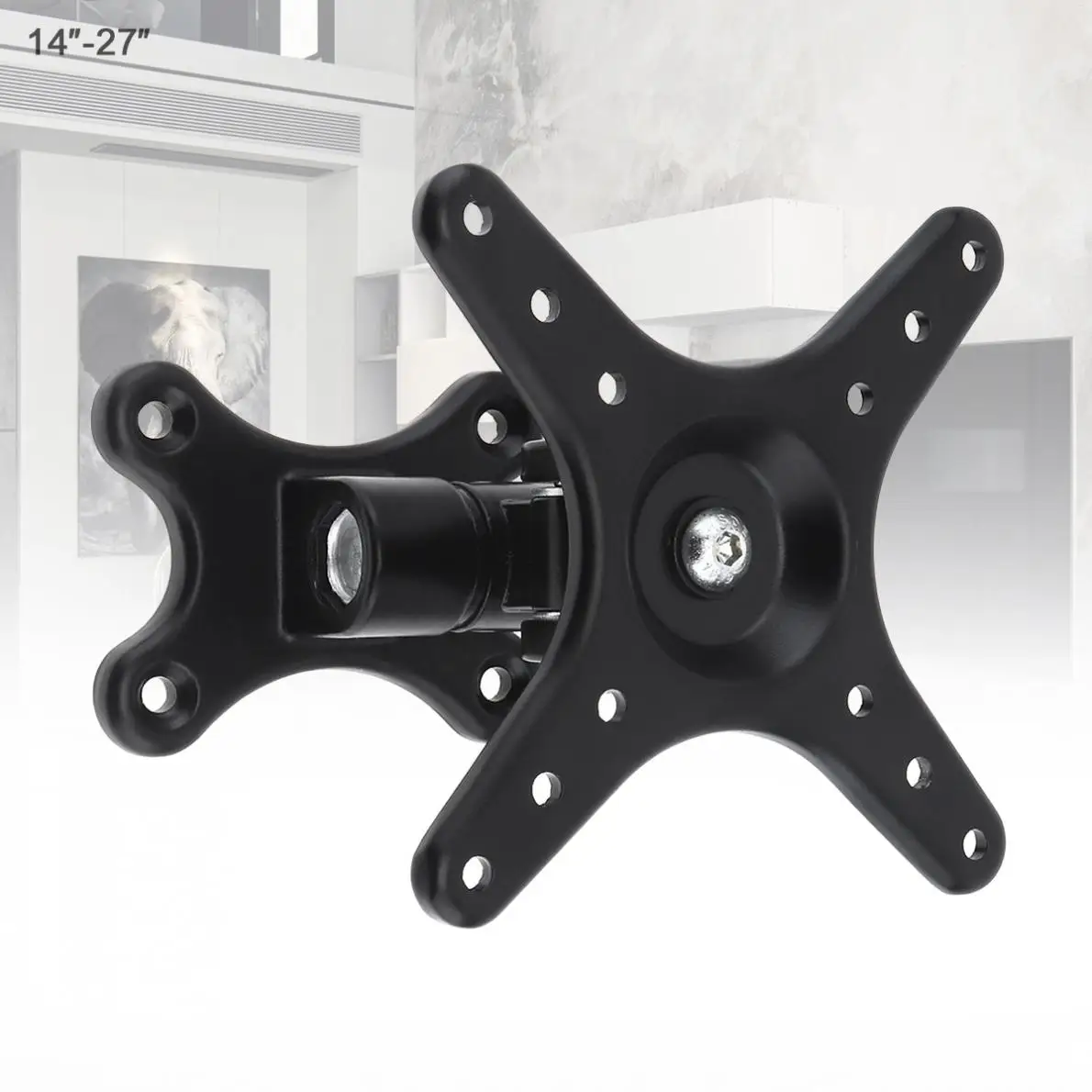 10 кг регулируемый настенный кронштейн для телевизора из алюминиевого сплава и