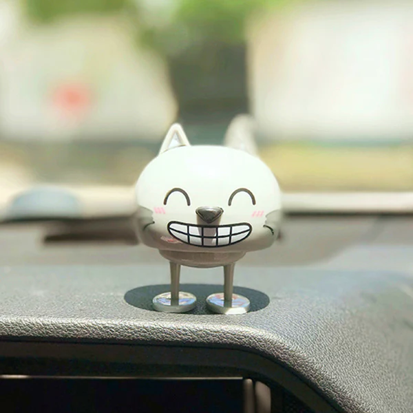005 Милые кивающие свиньи медведи, декор приборной панели автомобиля, весенние игрушки с качающейся головой, Автомобильные украшения, розовые автомобильные аксессуары для девочек, подарки - Название цвета: 005