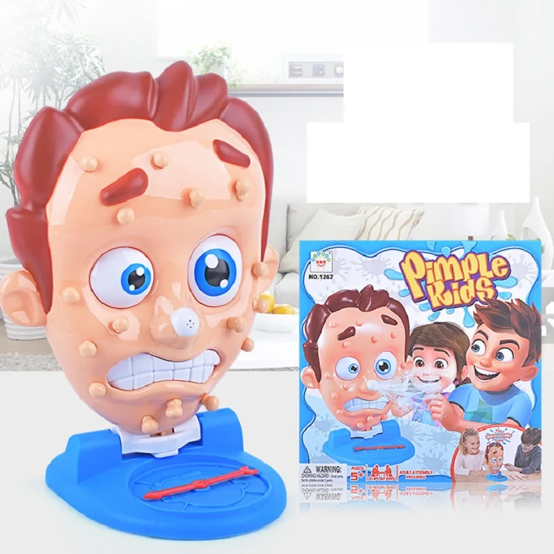 Забавные игрушки Squeeze Acne Toy Popping Puple Pete для родителей и детей, настольные игры, спрей для воды, новинка, приколы, забавные детские игрушки, подарок