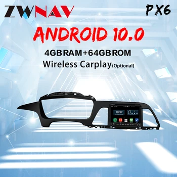 

ZWNAV 4+64G PX6 CARPLAY Android 10.0 Car GPS Navigation for HYUNDAI SONATA 2015-2017 radio DVD Multimedia Audio Video
