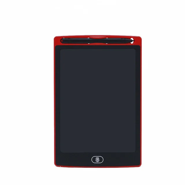 lcd электронный креативный детский блокнот доска для рисования детская живопись граффити доска для записей - Цвет: red