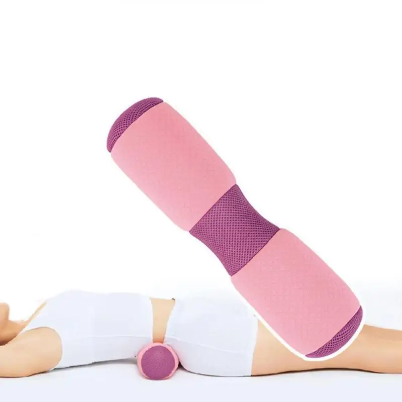 

Multifunction Yoga Waist Neck Back Pillow Breathable Mesh Cloth Memory Cotton Granules Breathable Memory Foam Rebound Pillows