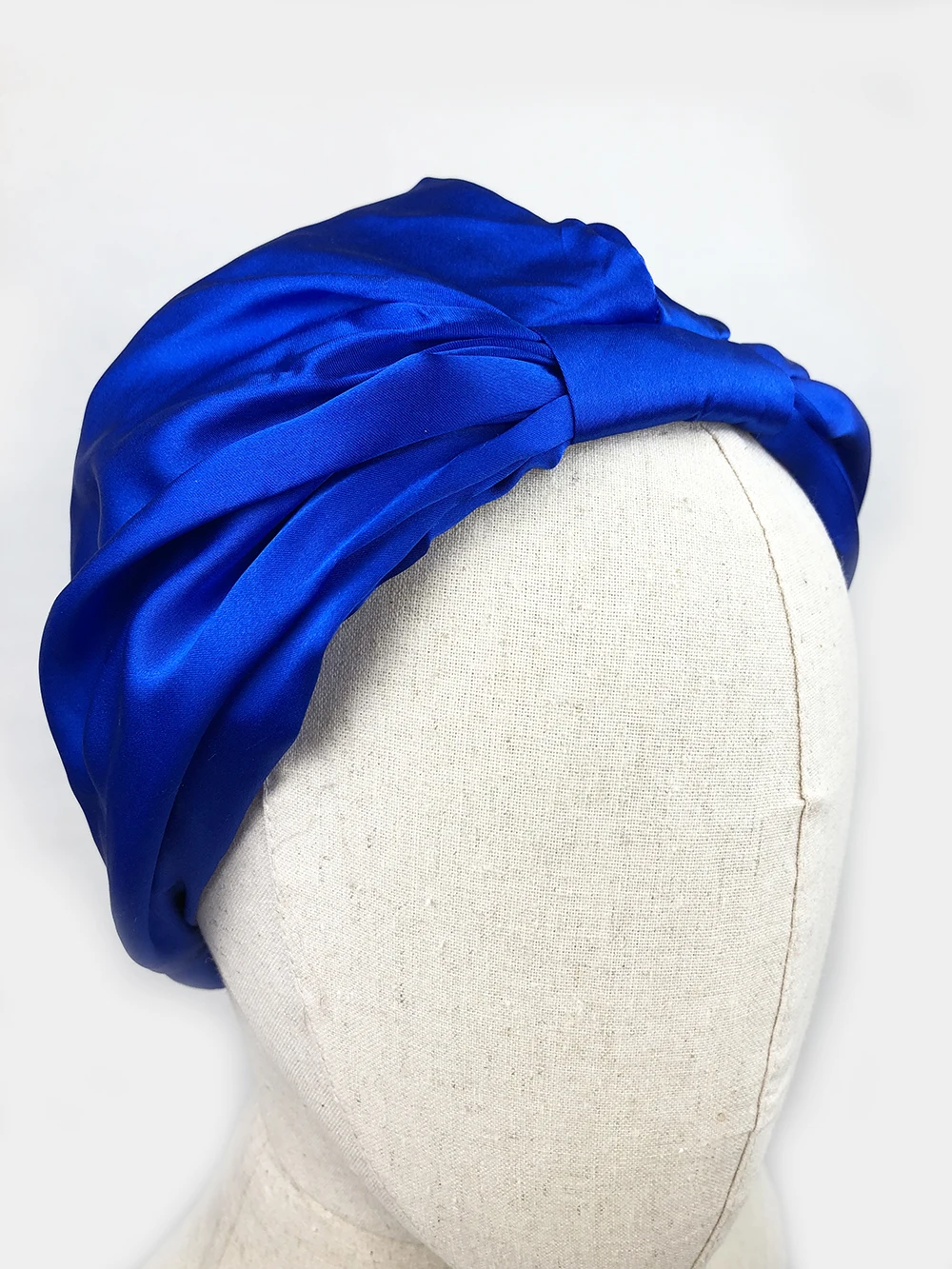 Women Sleep Hat Soft Pure Silk Charmeus Night Sleep Cap Hair Bonnet  Silk Comfortable Head Cover Wide Elastic Band Hair Loss Cap 4