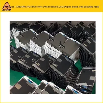 

10Pcs AA++Phone LCD Tested for i Phone 11 XR 8 7 6s 6 Plus LCD Display Touch Screen Digitizer Assembly+Backplate Metal Cover