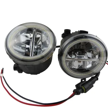 

2Pcs Angel Eyes Fog Lamp Assembly Super Bright Fog Light For Infiniti FX30D/50/45/37/35/M37/56 EX35/37QX70/56/Q70/60/G25/37 Led