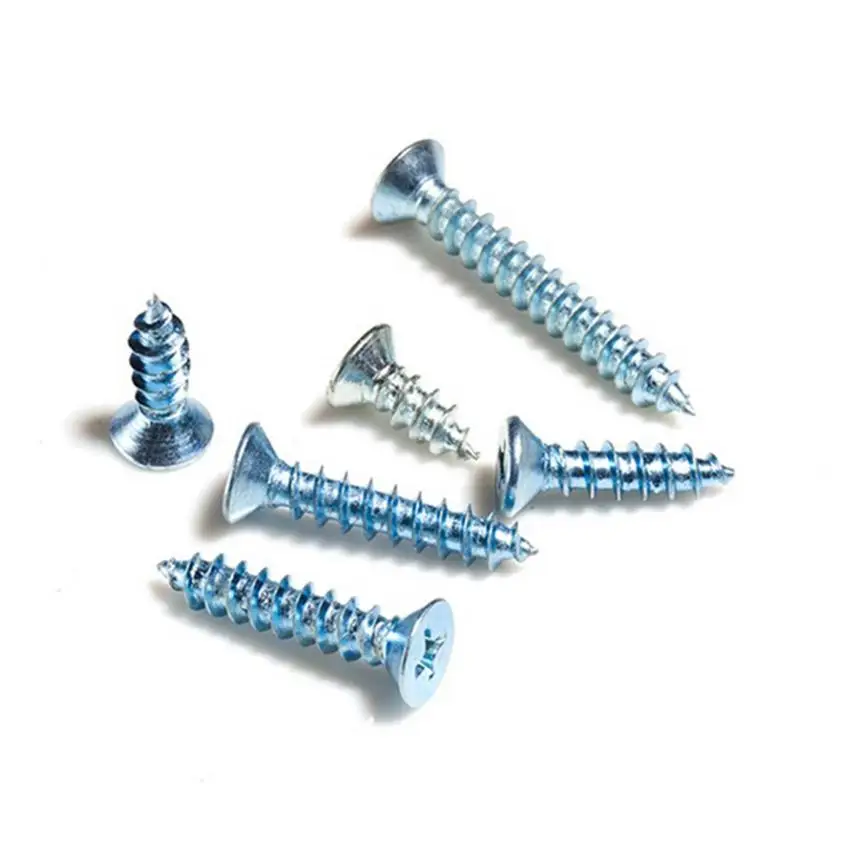 

8.8 M2 Galvanized Cross Countersunk Phillips flat Head Self-tapping screw GB846-76 DIN7982 ISO 7050