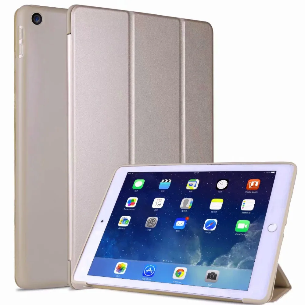 Чехол для ipad 9,7 дюймов 6th 'Pro 9,7 'для ipad 2 3 4: A1822A1954'A1673'A1396 сотовой сеткой из мягкой оболочки Smart sleep из искусственной кожи