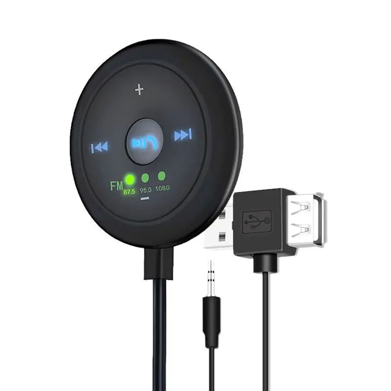 Для автомобиля fm-передатчик Bluetooth Handsfree AUX MP3 плеер Радио адаптер зарядное устройство