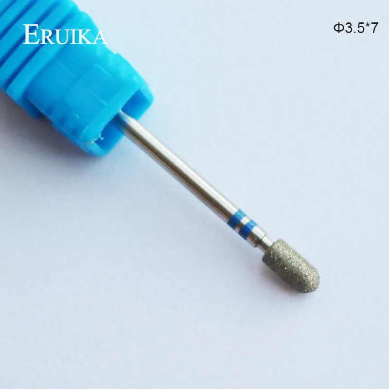 NO4 Алмазное сверло для ногтей ERUIKA, 5 видов, роторное сверло для ногтей, пилка для маникюра, аксессуары для электрического станка, инструменты для сверления ногтей - Цвет: NO4