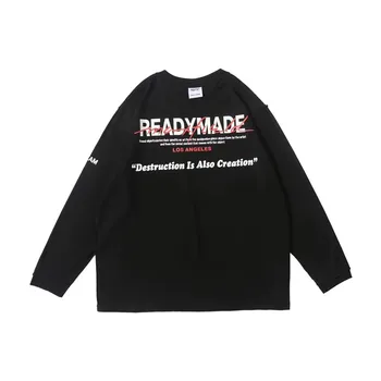 

Readymade X Maxfield Long sleeves T-shirt Streetwear Men Women Readymade T Shirt