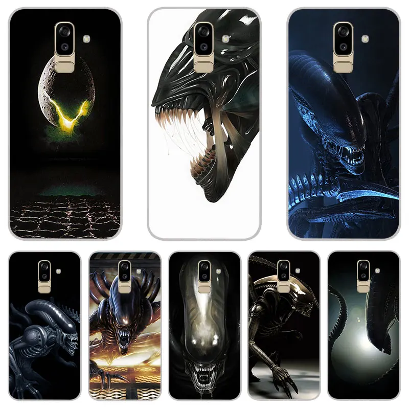 

Alien Matte Silicone Case For Samsung galaxy J2 pro J3 J4 J6 J7 J8 A5 A7 A9 A8 A6 Plus 2018 TPU Phone Case Cover