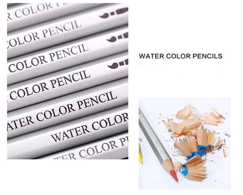 72Colors Safe Non-toxic Indonesia Lead Watercolor Pencils,Watercolor Pencil Art Set,Watercolor, Writing Drawing Art Supplies, 3mm Core (1)